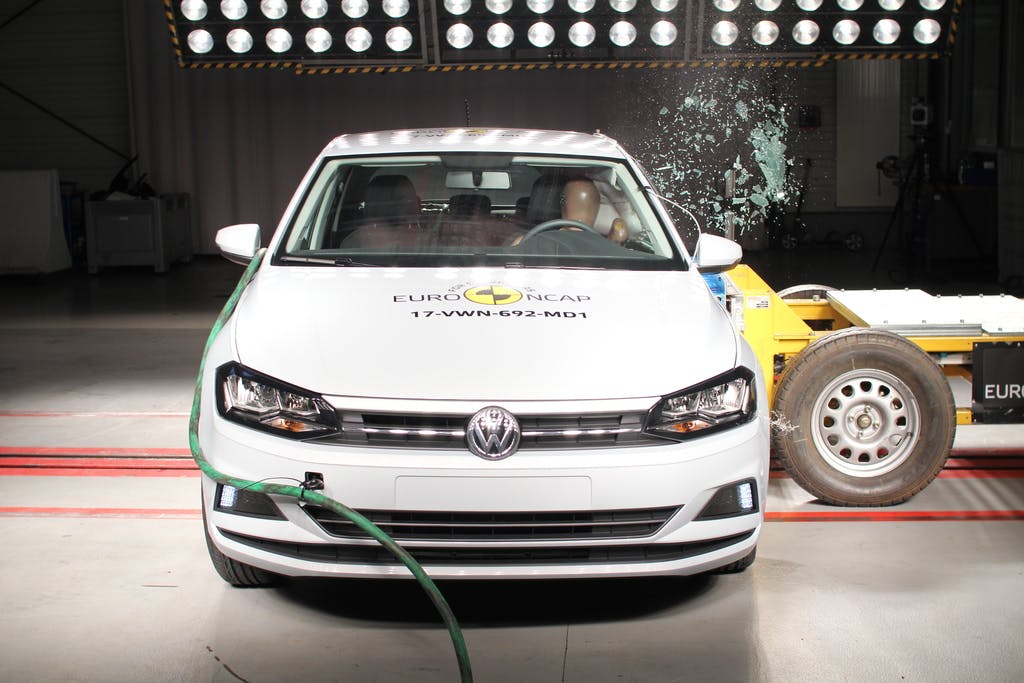 Volkswagen Polo (Feb 2018 – Apr 2022) side impact test at 50km/h