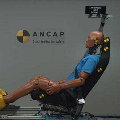 Whiplash testing was introdcued in 2012