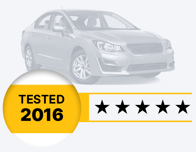 5 star rated vehicle tested by ANCAP in 2016