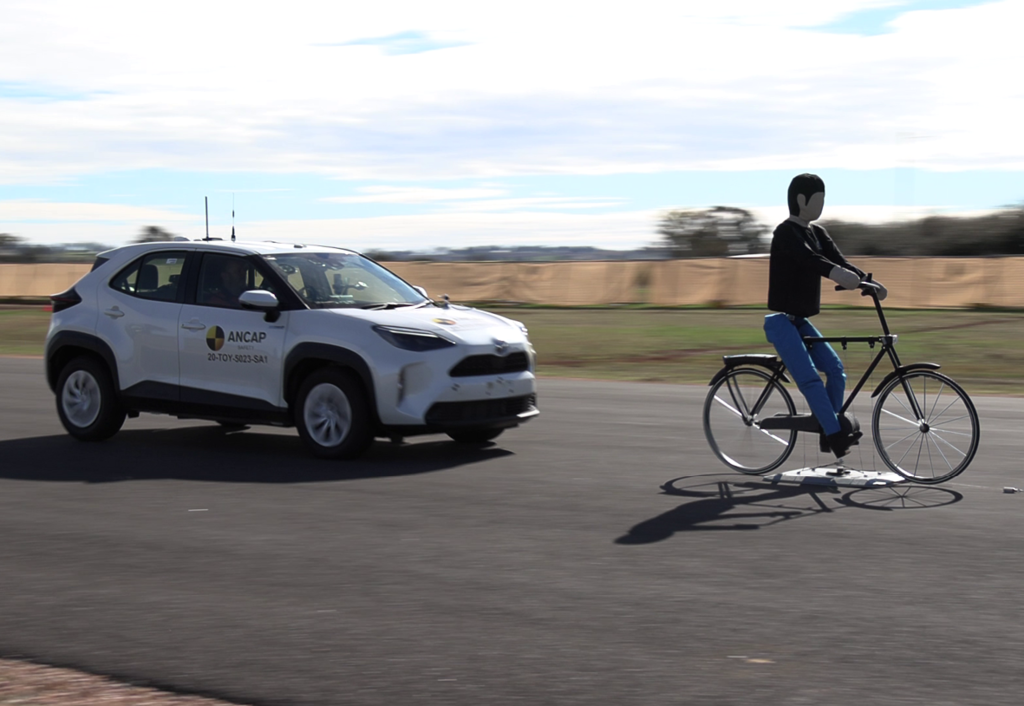 Toyota Yaris Cross (Nov 2020 – onwards) AEB cyclist performance testing