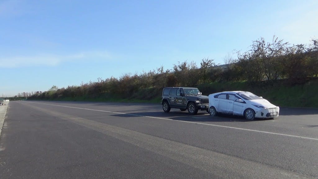 Jeep Wrangler (Nov 2019 – onwards) autonomous emergency braking test