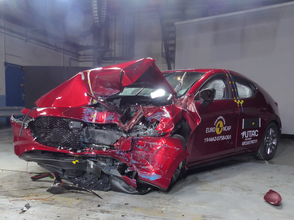 Mazda 3 (Apr 2019 – onwards) frontal offset test at 64km/h