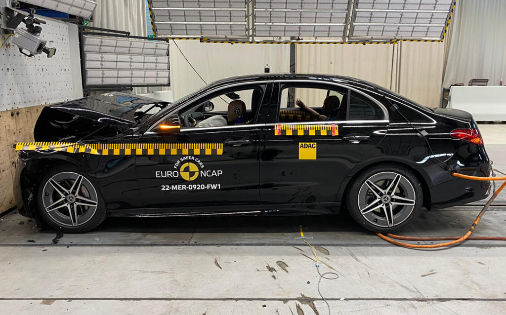 Mercedes-Benz C-Class (Feb 2022 – onwards) - full width frontal test at 50km/h
