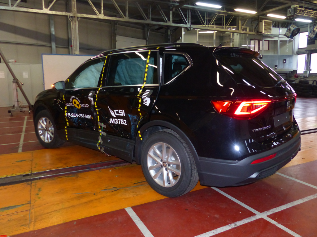SEAT Tarraco (Jun 2019 – onwards) side impact test at 50km/h