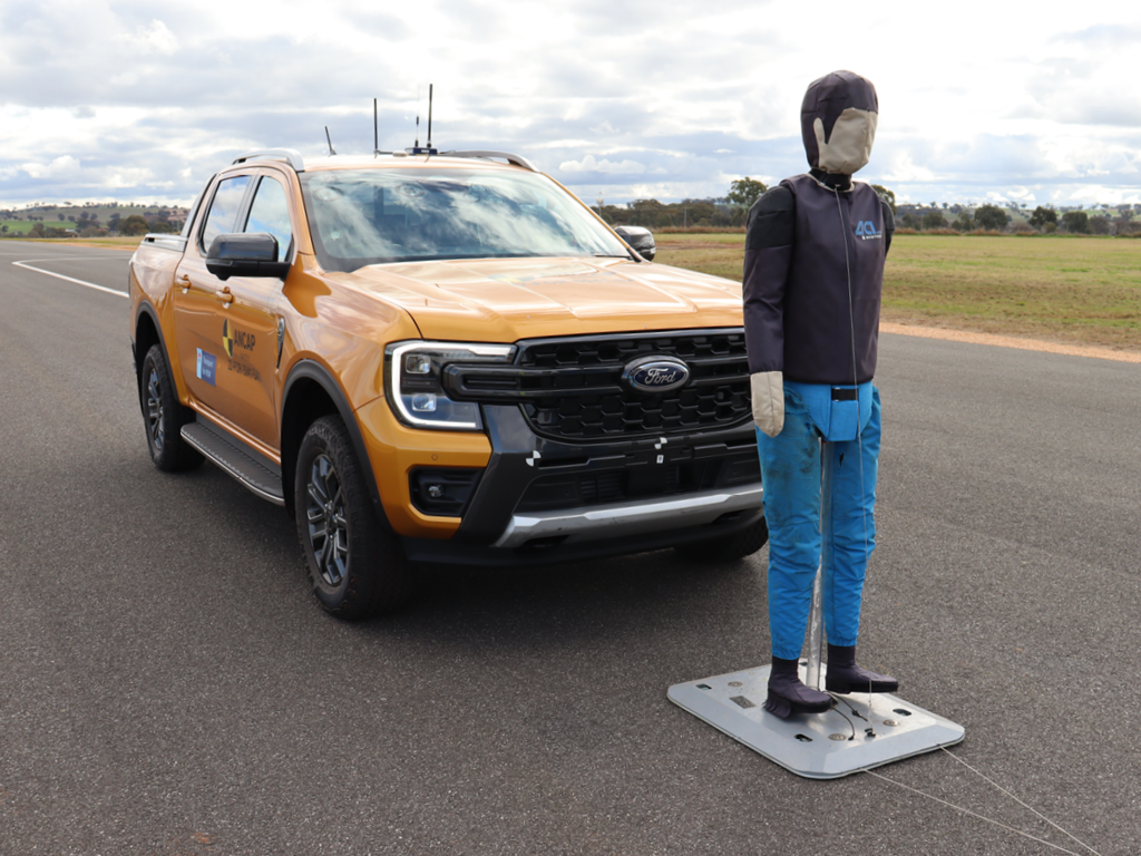 Ford Ranger (Jul 2022 – onwards) - AEB Pedestrian testing