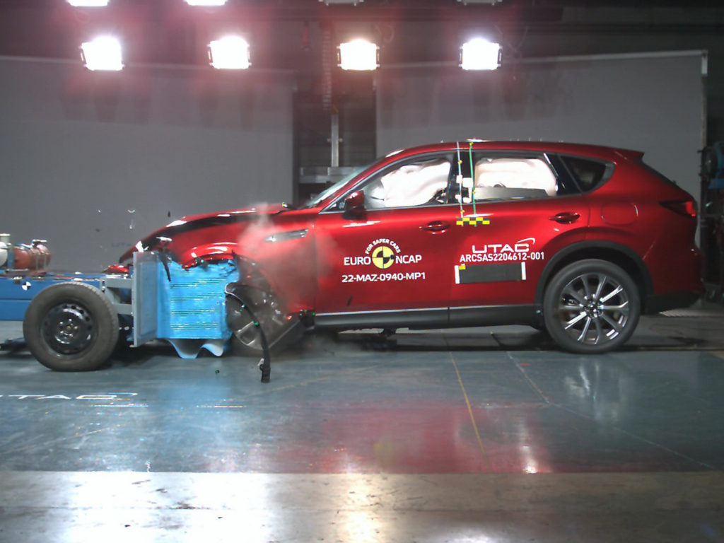 Mazda CX-60 (Jul 2023 – onwards) frontal offset (MPDB) test at 50km/h