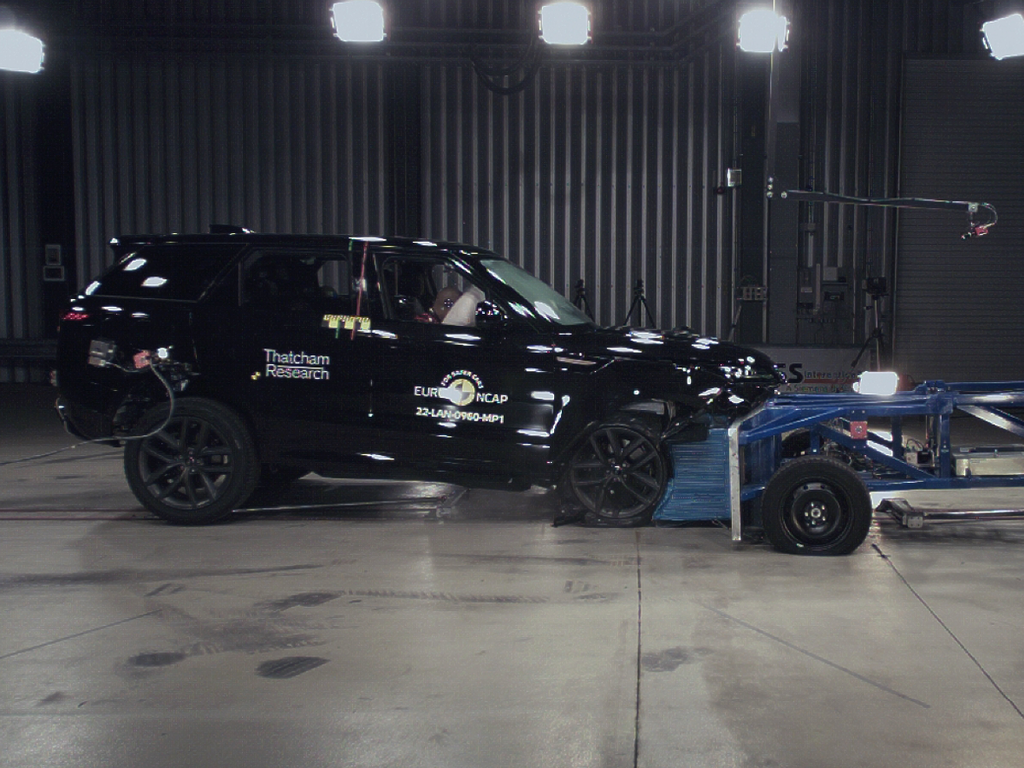Land Rover Range Rover Sport (Sep 2022 – onwards) - frontal offset (MPDB) test at 50km/h
