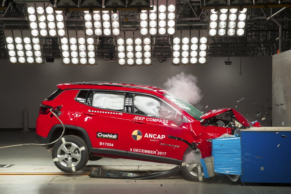 Jeep Compass (Jul 2021 – onwards) frontal offset test at 64km/h