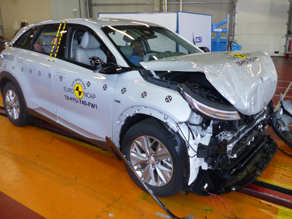 Hyundai Nexo (Apr 2019 – onwards) full width frontal test at 50km/h
