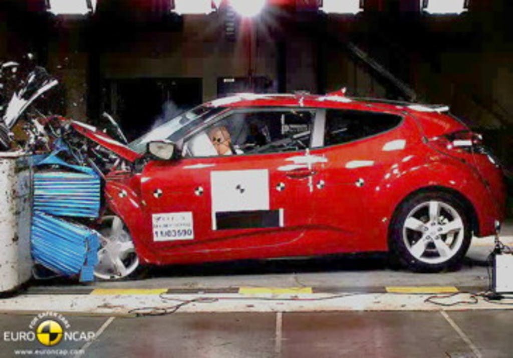 Hyundai Veloster (January 2015 – onwards) frontal offset test at 64km/h