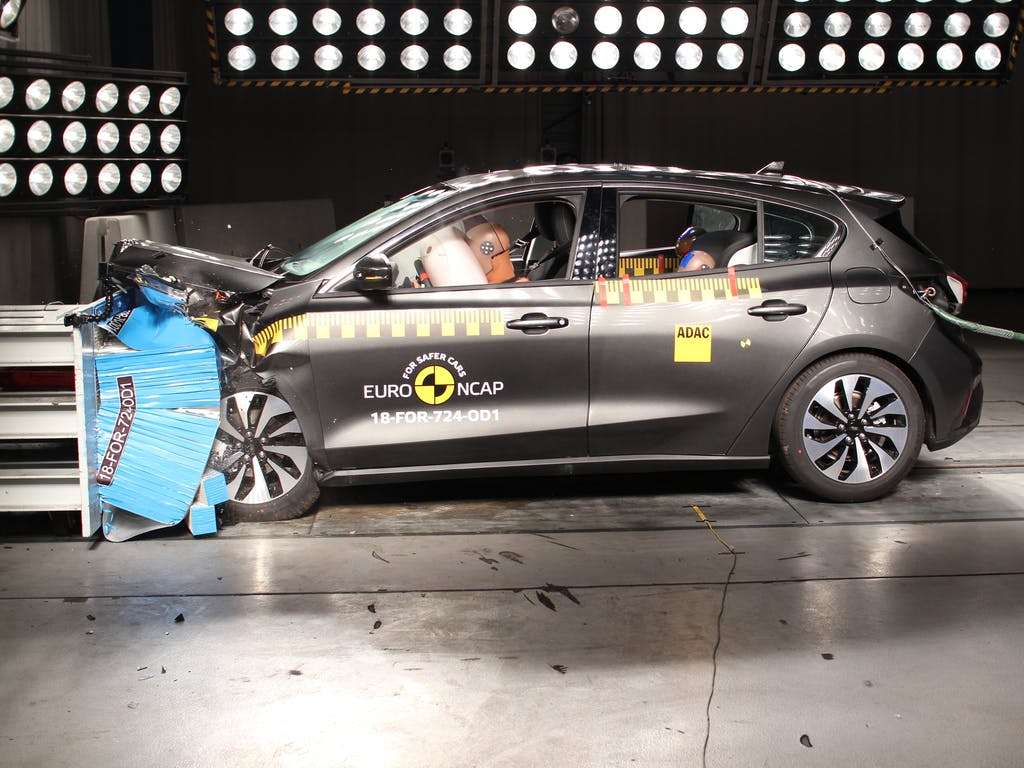 Ford Focus (Aug 2019 – onwards) frontal offset test at 64km/h