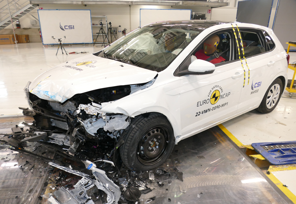 Volkswagen Polo (May 2022 – onwards) - frontal offset MPDB test at 50km/h