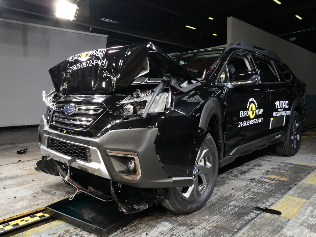 Subaru Outback (Mar 2021 – onwards) full width frontal test at 50km/h