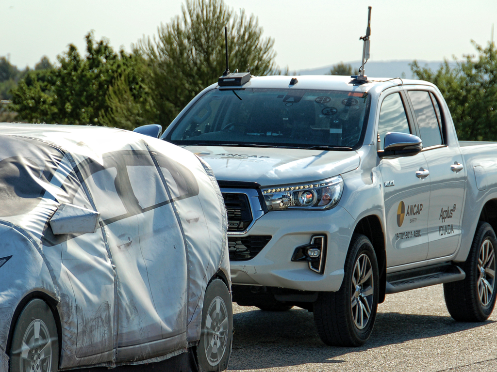 Toyota Hilux (Jul 2019 – onwards) autonomous emergency braking test