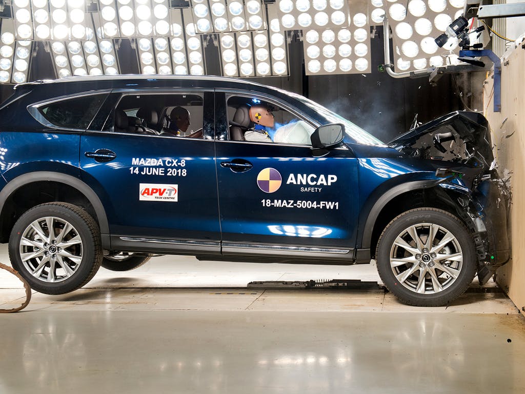 Mazda CX-8 (Jul 2018 – onwards) full width test at 50km/h