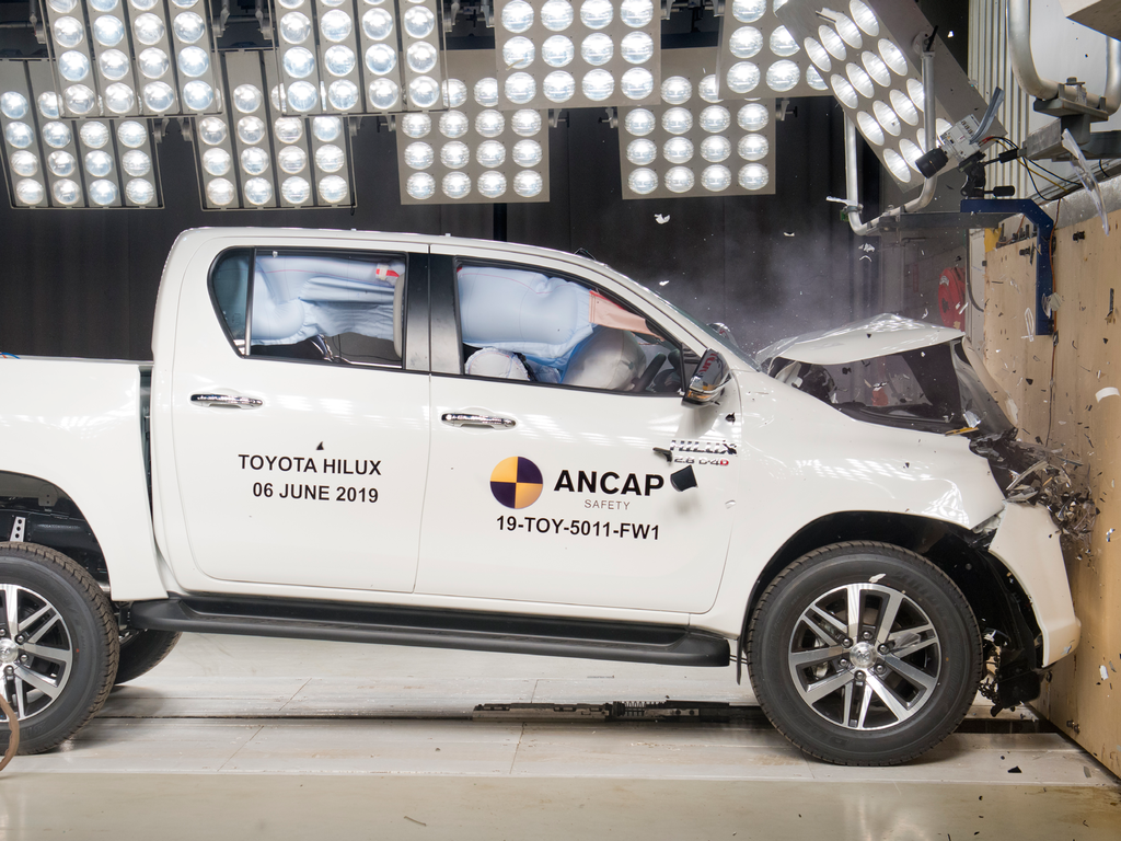 Toyota Hilux (Jul 2019 – onwards) full width frontal test at 50km/h