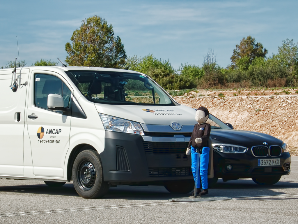Toyota Hiace (May 2019 – onwards) autonomous emergency braking test