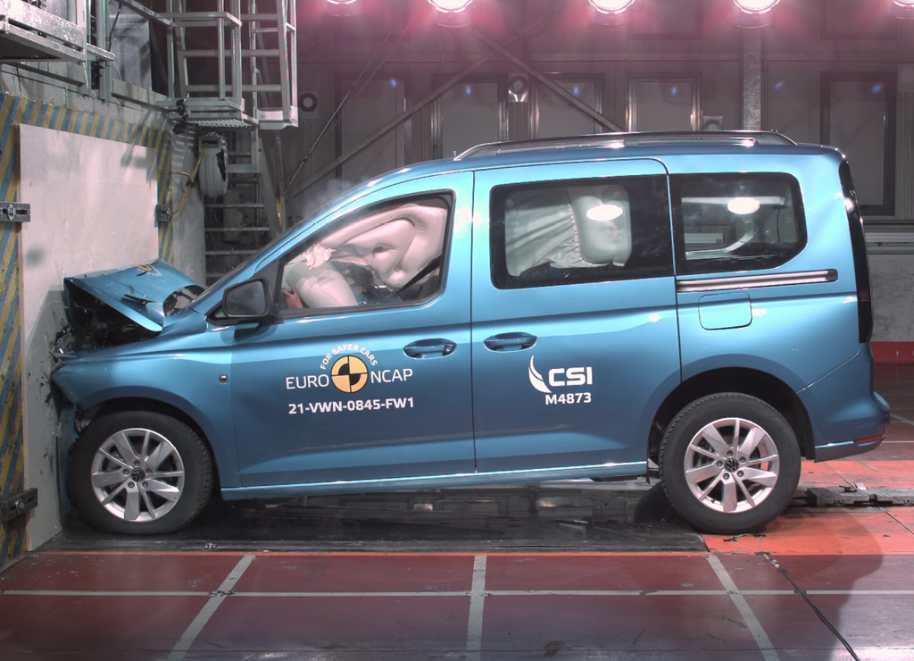 Volkswagen Caddy (Jun 2021 – onwards) - full width frontal test at 50km/h